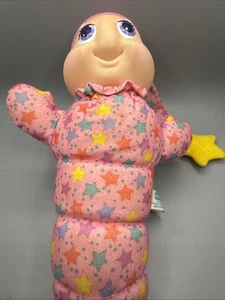 Vintage 1988 Playskool Gloworm Pink Stars Glühwurm funktioniert - Bild 1 von 14