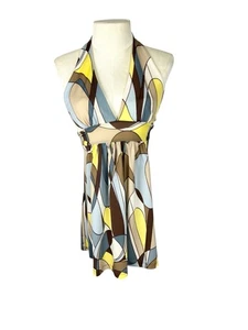 Top Halter Babydoll Vintage Y2K Talla S Marrón Hada Twee Clubbing 90S - Imagen 1 de 8