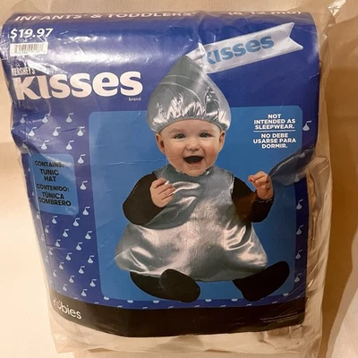 Túnica Hershey's Kisses Hershey Kiss Bebé Infante Niño Pequeño Disfraz 6-12 Meses Nuevo con Etiquetas Foto 1 de 4