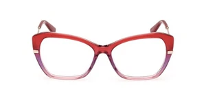 Guess GU50183 074 Pink Gradient Plastic Cat Optical Eyeglasses Frame 54-15-145 - Picture 1 of 3