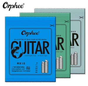Electric Guitar Orphee Strings Full Set- XLight(9-42) Light(10-46) Medium(11-50)