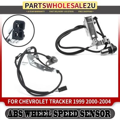 2x Sensor de velocidad de rueda ABS delantero para Chevrolet Tracker 1999-2004 1,6 L 2,0 L 2,5 L Foto 1 de 4