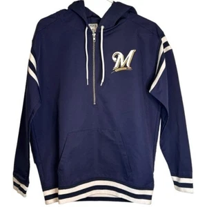 Victoria’s Secret PINK MLB Milwaukee Brewers Windbreaker Hoodie Size XS #377806 - Picture 1 of 13