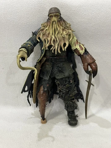 Disney Davy Jones 16” Electronic Pirates of the Caribbean Action Figure W/ Sword Cover