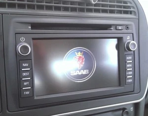 2011 Saab 9-3 Radio NAVIGATION DISPLAY Button Overlay Decal Repair Kit BEST - Picture 1 of 6