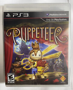 Puppeteer Sony PlayStation 3 Brand New Factory Sealed, Seal Has Damage barcode.