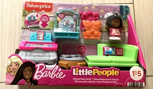 Fisher Price Little People Barbie Musical Terrasse Party Klavier Musik Sound Snacks - Bild 1 von 4