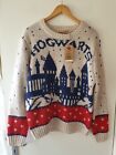 Harry Potter Hogwarts Castle Christmas 2023 SIZE M Holiday Knit Sweater BNWT
