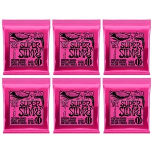 6 Sets Ernie Ball Super Slinky Nickel Wound 9-42 Electric Guitar Strings 2223 - Picture 1 of 9