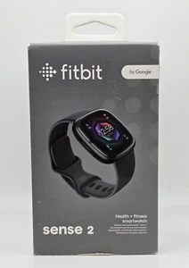 Fitbit Sense 2 Health and Fitness Smartwatch Graphite Aluminum / Black - Picture 1 of 8