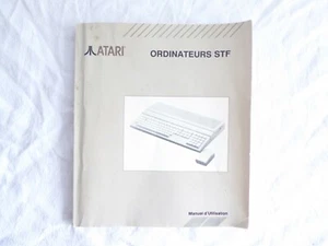 ATARI - NOTICE / MANUEL D'UTILISATION ORDINATEUR STF - INFORMATIQUE / COMPUTING - Picture 1 of 10