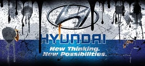 Hyundai 1 Car Distressed Oil Can Tea/Coffee Mugs - Picture 1 of 2