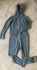 Tuta The Norwegian Original Onepiece in pile con cappuccio e zip intera grigia unisex S - Foto 1 di 14