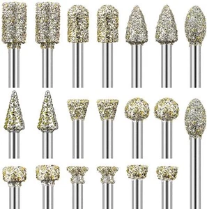 6mm Mini Diamond Sanding Grinding Head With 3mm Shank For Dremel Rotary Tool - Picture 1 of 20