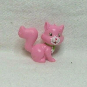 FIGURINE JOUET CAT CHAT ROSE YEUX VERT EN PVC - Imagen 1 de 3