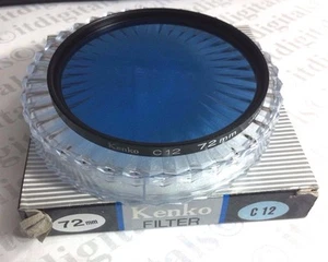 Professional Kenko 72mm C12 Blue Glass Lens Filter 72 mm Japan - Picture 1 of 4