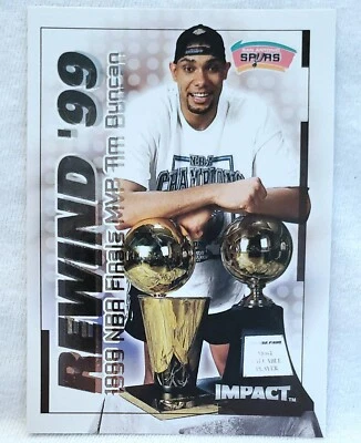 Skybox Impact #1 2000 Tim Duncan San Antonio Spurs Foto 1 de 2