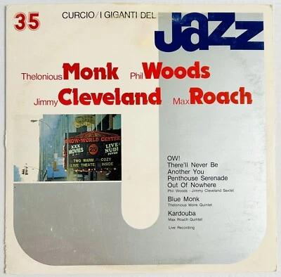 Thelonious Monk, Phil Woods, Jimmy Cleveland, Max Roach I Giganti Del Jazz V. 35 - Image 1 of 4
