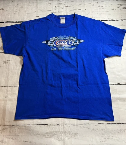 Vintage Richard Petty Driving Experience Blue Racing NASCAR T-Shirt Tee Sz XL Cover