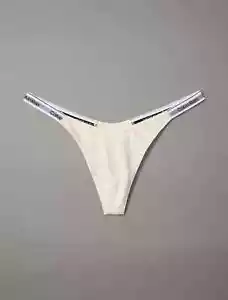 Neu mit Etikett Calvin Klein moderner Damen-String-Tanga (verschiedene) Logo-Tanga QD5157-280 - Bild 1 von 9
