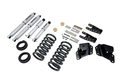 Belltech Front 2-3" Rear 4" Drop Lowering Kit Shocks For Silverado Sierra 1500 - Image 1 of 4