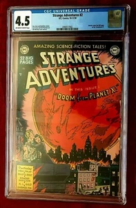 Strange Adventures #2 CGC 4.5 10/11 1950 DC Jim Mooney cover off-white to white - Picture 1 of 3