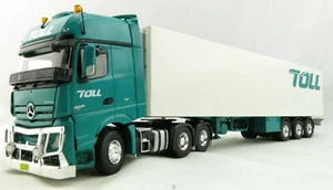 Road Ragers AUSTRALIAN Toll Mercedes Actros 6x4 Prime Mover Reefer Trailer 1:50 - Picture 1 of 11