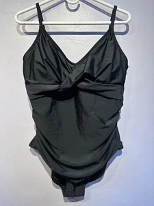 B2prity Women's One Piece Swimsuits Tummy Control Front Cross Bathing Suits 2XL - Picture 1 of 5