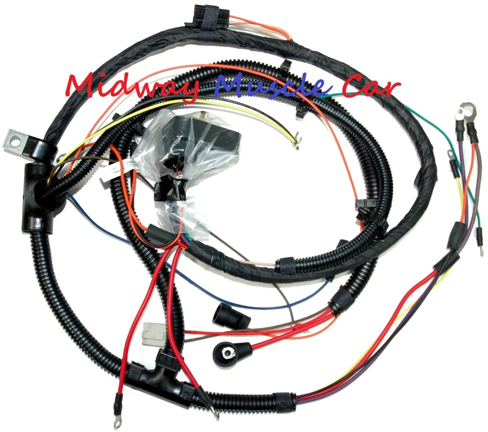 engine wiring harness 73-77 Chevy Chevelle Malibu El Camino 350 396 454 - Image 1 of 1