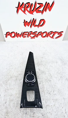 2014-2020 BMW 430i 4 Series Carbon Fiber iDrive Trim Center Console Controller - Image 1 of 4