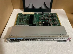 Cisco WS-X4748-12X48U+E MULTI-GIGABIT ETHERNET IEE 802.3 POE/POE+ CISCO UPOE - Picture 1 of 10