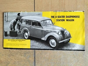 1950er Renault Kombi Verkaufsbroschüre - Bild 1 von 3