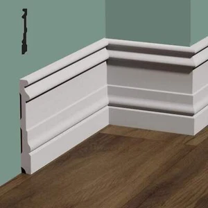 bancale da 64,8ml di Battiscopa REGALE in POLIMERI FeelingWood-HD 150x17mm - BIA - Foto 1 di 3