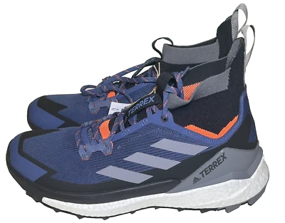 Adidas Terrex Free Hiker 2 Zapato de Senderismo Para Hombre Talla 10.5 Azul Bota Parte Superior Alta Nuevo Foto 1 de 4