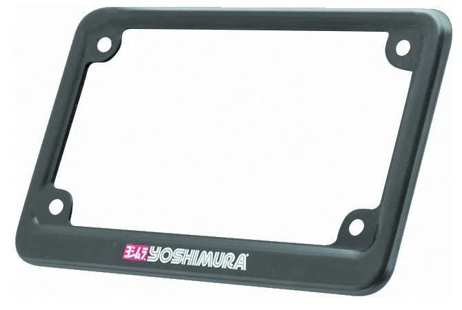 Yoshimura License Plate Frame Aluminum Black - 070BG-LPF-K - Image 1 of 3