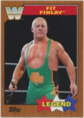 2017 Topps WWE Heritage Fit Finlay Bronze Parallel #77 - Image 1 of 2