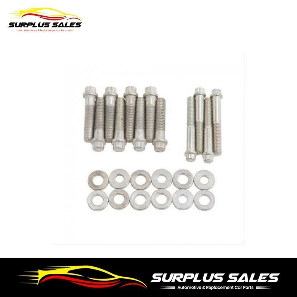 ED8565 Edelbrock RPM Air-Gap Intake Manifold Bolt Kit Ford 351 Cleveland V8 - image 1 of 1