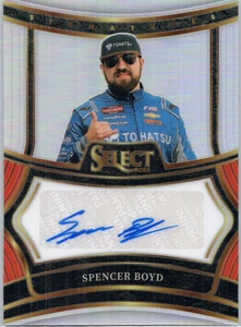 2025 Select Racing Spencer Boyd Select Signatures Silver Nascar - Picture 1 of 2
