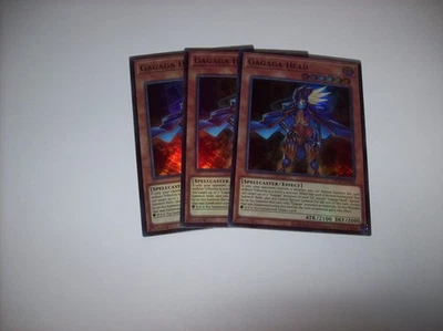 Yugioh X3 OTS Tournament Pack 29 OP29-en004 Gagaga Head NM Playset Free Shipping - Image 1 of 3