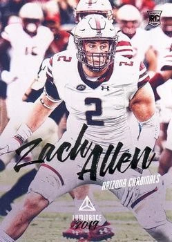 Zach Allen 2019 Panini Luminance - RC #112 - Boston College Eagles - Image 1 of 2