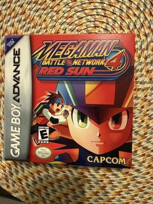 Megaman Battle Network 4: Red Sun GBA CIB Game Boy Advance - Image 1 of 4
