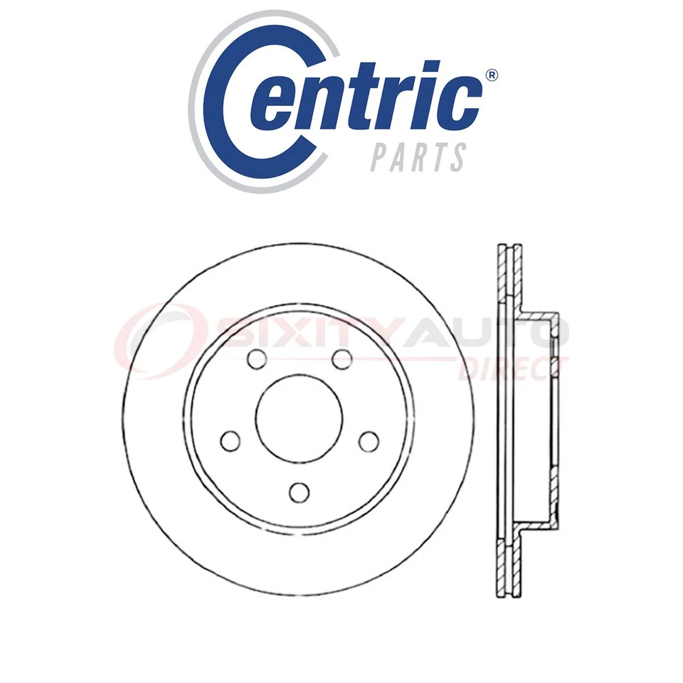 Centric C-TEK Disc Brake Rotor for 1993-1997 Mercury Cougar 3.8L 4.6L 5.0L wi Foto 1 de 4