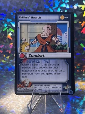 DBZ CCG DRAGON BALL Z Krillin's Search P4 Promo Android SAGA LP - Image 1 of 3