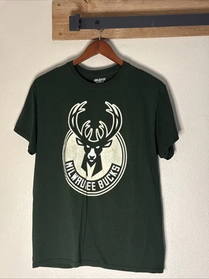 Зеленая футболка Milwaukee Bucks, Gildan DryBlend, размер Large Gruber Law Office - Изображение 1 из 4