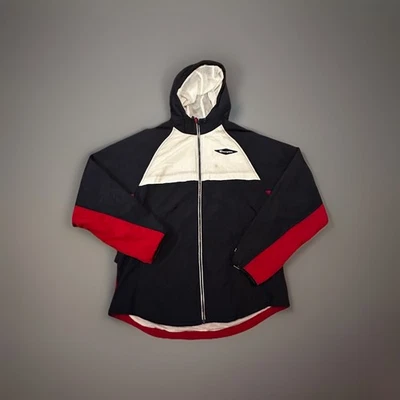 РЕТРО СТИЛЬ МУЖСКОЙ ЧЕМПИОН СЕТКИ СТИЛЬ ВЕТРОВКА ТОЛСТОВКА С КАПЮШОНОМ/ДОЖДЕВИК РАЗМЕР БОЛЬШОЙ - Изображение 1 из 4