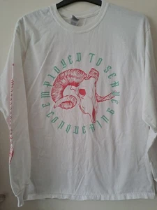 CAMISETA OFICIAL EMPLEADA PARA SERVIR 'CONQUISTANDO' MANGA LARGA - BLANCA, TALLA GRANDE - Imagen 1 de 6