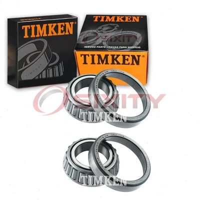 2 pc Timken Front Inner Wheel Bearing and Race Sets for 1990 Maserati 228i nw - Image 1 of 4