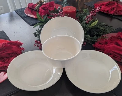 Lote de 4 cuencos de piedra arenisca (beige) Corelle para servir, chile y 2 pastas muy bonitos Foto 1 de 4