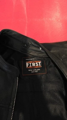 Chaqueta de cuero moto hombre talla grande Foto 1 de 3