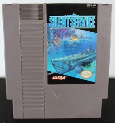 Nintendo Entertainment System (NES): Silent Service - AUTHENTIC - CARTRIDGE ONLY - Image 1 of 4